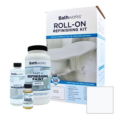 DIY Bathtub Tile Refinishing Kit 20 oz Tub Tile Wall Surround Sink Quick 24 hou