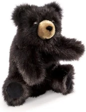 Folkmanis Baby Black Bear Hand Puppet