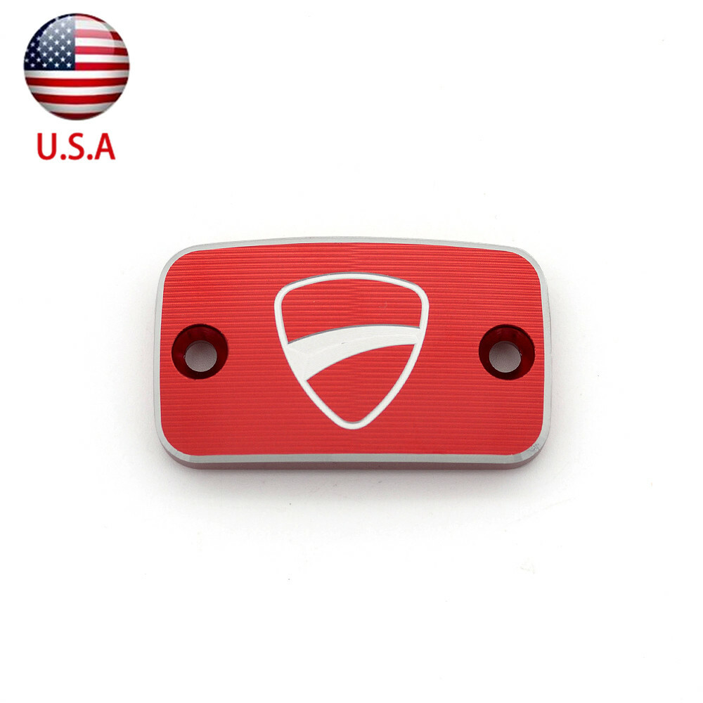 Reservoir Brake Fluid Covers Caps For Ducati Monster 600 695 696 S2R 800 795 796