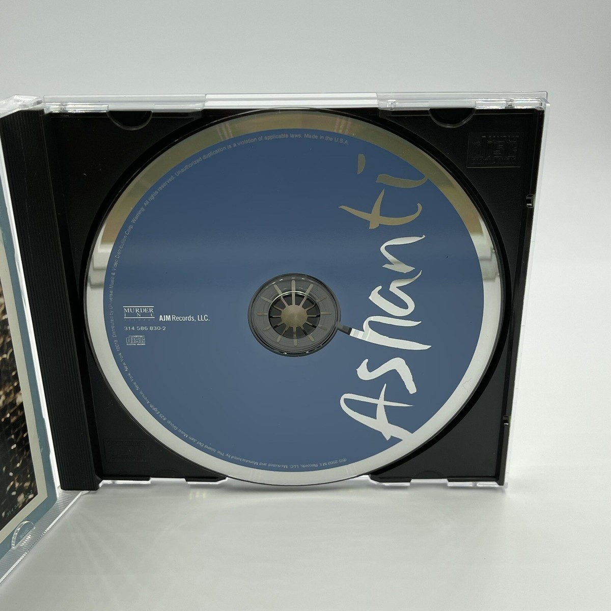 Ashanti Self Titled Album CD, 2002 Murder Inc 314 586 830-2