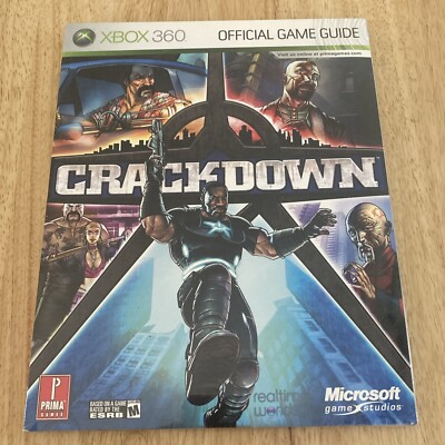 Crackdown Official Strategy Guide (Prima, 2007) for Xbox 360