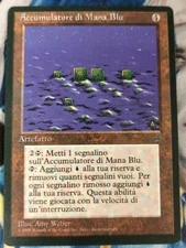 Blue Mana Battery MTG Italian Legends Uncommon Artifact Moderately Played x1 JS3