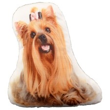 Puppy Dog Print Shaped Photo Decorative Accent Throw Pillow
