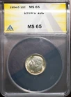 1954-D 10c Silver Roosevelt Dime MS 65 New ANACS # 7351780 + Bonus