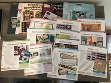 Lot Of Scrapbook Idea Books / Leaflets