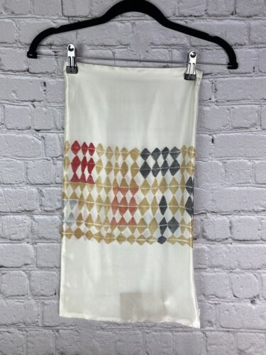 West Elm 100% Silk 12x21 Inch Multicolored Pillow Slip Cover NWT - Picture 3 of 4