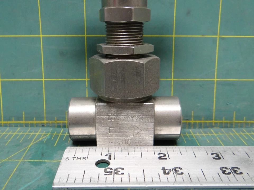 Whitey SS-6NBMS6-PT 316 Stainless Steel Disc STE3 , 6000 PSI, 3/8" Tube Fitting - Image 3 of 4