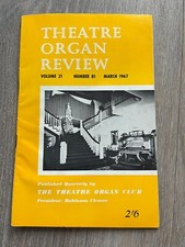 theatre organ review march 1967