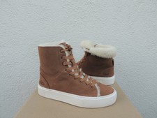beven genuine shearling high top sneaker