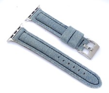 Jeans Used-Effect Watch Strap Compatible With Watch Series 38Mm 40Mm 41Mm