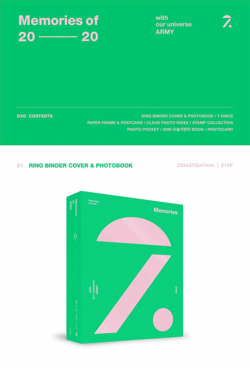 BTS Memories DVDセット BTS Memories 2020 DVD Book Full Set With Free Gifts - Etsy