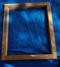 Vintage Silk Screen Printing Frame. Wood, , 21.75" X 18.75" Outside Measurement