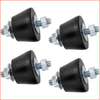 Gummipuffer M8 Klimaanlage AntivibrationsfüßE StoßDäMpfer 40X26Mm