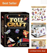 Inspire Creativity with Foil Art Craft Kit for Children 4-12 - Gift Ready 