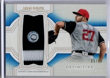 2020 Topps Definitive Baseball Jumbo Patch Lucas Giolito PATCH WHITE SOX 5/30