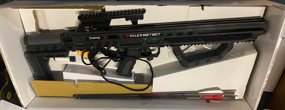 *DAMAGED STRING* Killer Instinct Tempr-X Crossbow Kit Full Package Boss ...