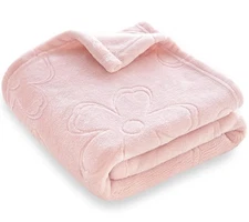 BORITAR Baby Blanket for Girls Ultra Soft Cozy 30x40 Inch (Pack of 1), Pink 