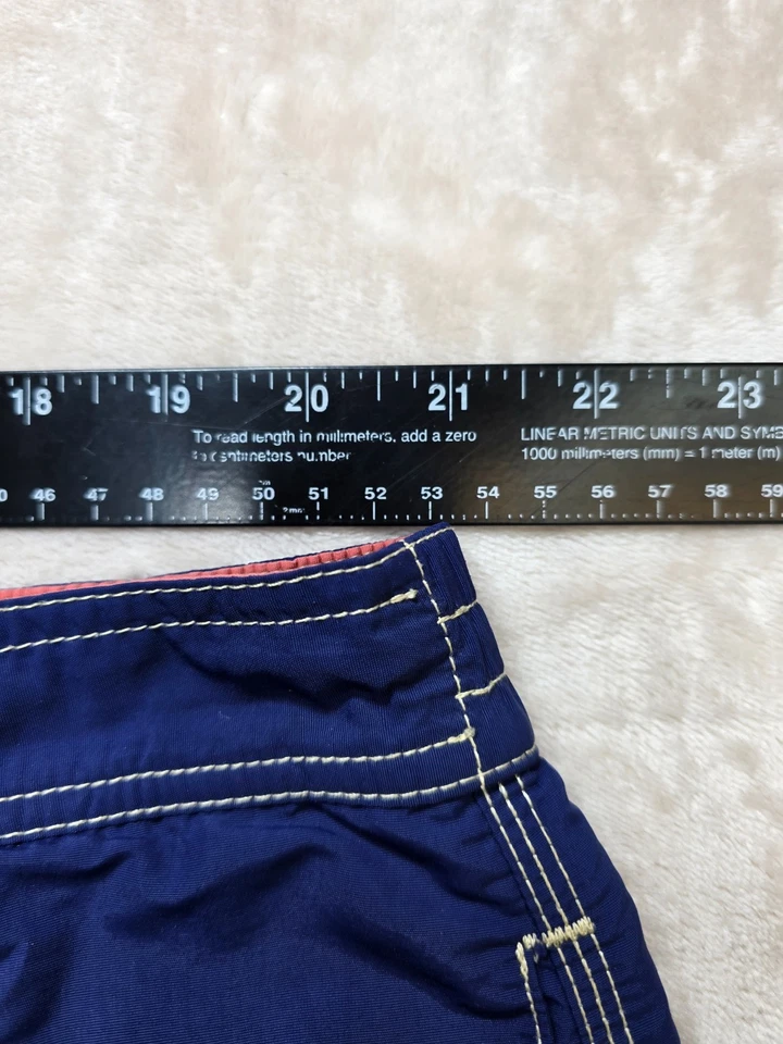 Polo Ralph Lauren Shorts Mens XL Blue Swim Outdoors Pink Pony Casual Pocket - Image 2 of 4