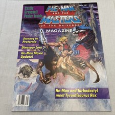 He-Man Masters of the Universe Magazine POSTER INCLUDED Spring 1987 Turbodactyl