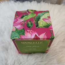 Spongelle LOTUS BLOOM DUO (Set Of 2) Private Reserve Infused Buffer Sponge New