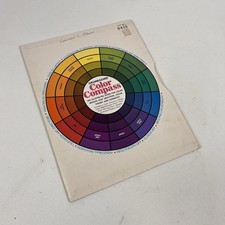 Vintage Grumbacher Color Compass Cat No B425 Color Wheel Harmony Theory Guide