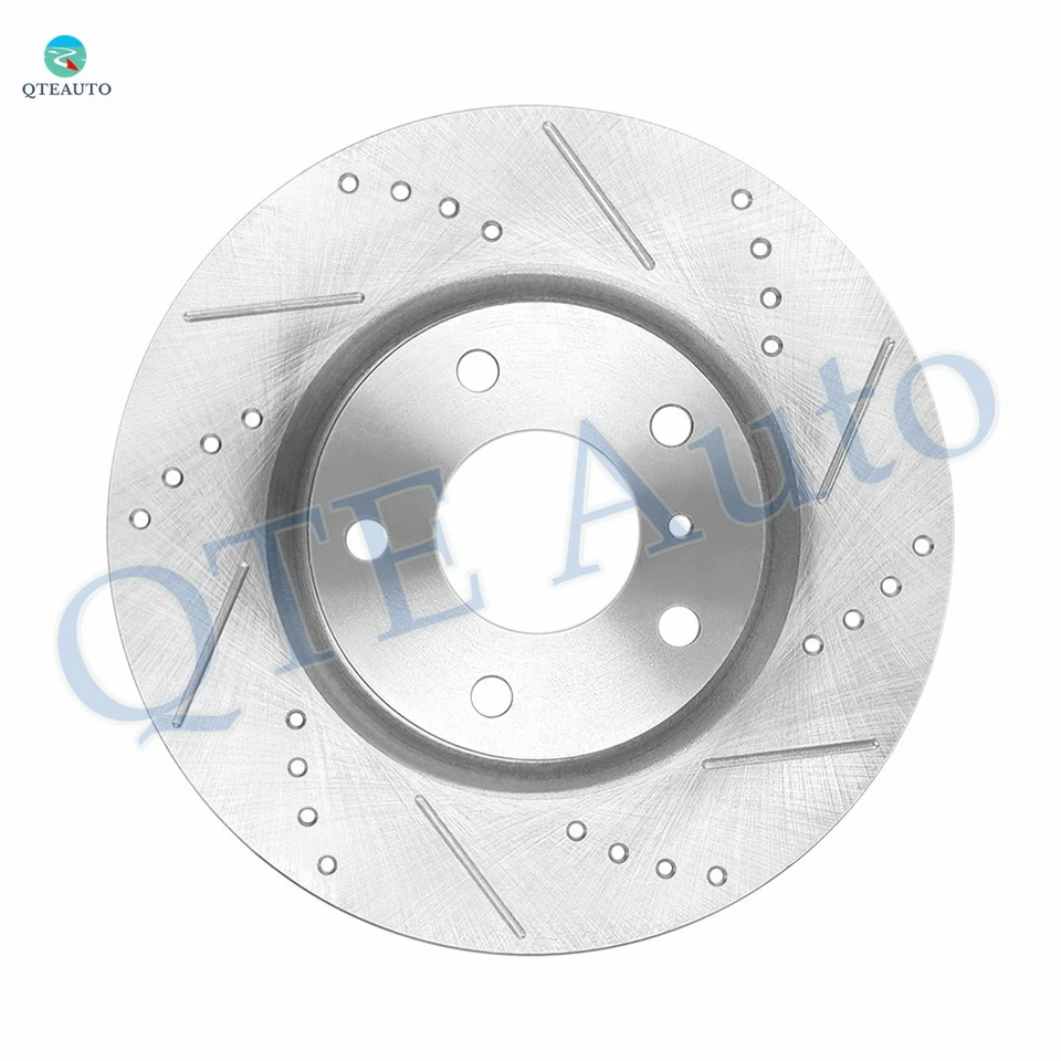 Set 4 Front 295.5-Rear 292mm Drilled Brake Disc Rotors To 2003-2005 Infiniti G35 - Image 2 of 4