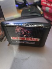 Streets of Rage 2 Sega Genesis - Not For Resale - Box Art And Game - Authentic 
