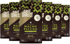 Cafédirect Fairtrade Machu Picchu Whole Bean Coffee 200g - Pack of 6 29.58 per kilo