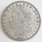 1921-P Morgan Silver Dollar $1 Circulated Final Year 90% Silver Raw