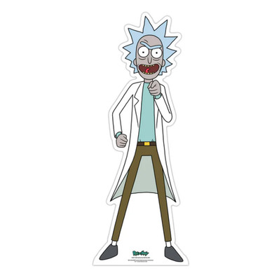 Rick and Morty Pappaufsteller (Stand Up) - Rick Sanchez (Star-Mini) 93 cm