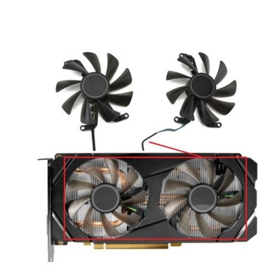 Pair Fans Cooling Fan For GALAX GeForce GTX 1660 1660Ti RTX 2060 2070 *mn