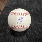 ERIC HOSMER  AUTOGRAPHED OML BASEBALL ROYALS CUBS PADRES WS CHAMPION