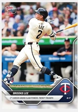 Brooks Lee (RC) 1st Career GRAND SLAM - 2025 Topps Now #568 Twins