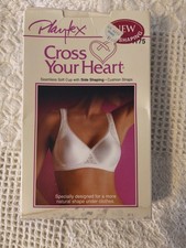 Vintage Playtex Cross Your Heart 4175 Side Shaping Soft Cup Bra 40B NOS