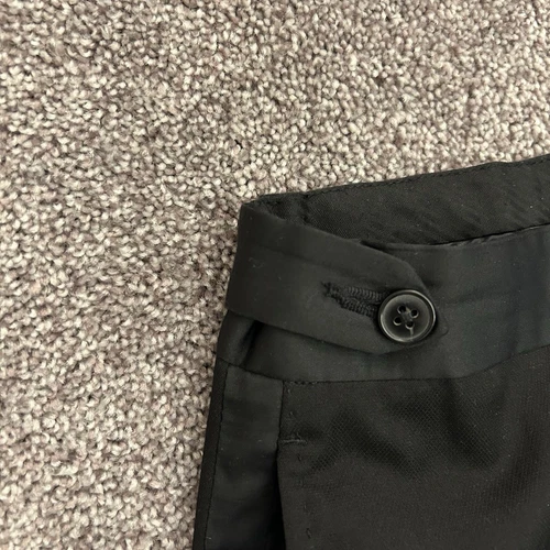 H&M Men's Slim Fit Side Stripes Chino Dress Black Pants Adjustable Size 36 R - Picture 6 of 17