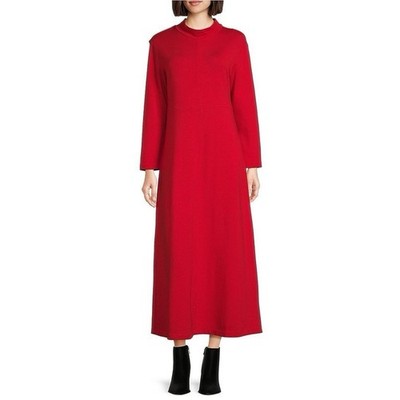 NWT Bryn Walker Weekend Lagen Look Bamboo French Terry Mock Neck Dress XS