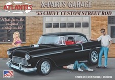 Atlantis Models H1276 125 X-parts Garage 1955 Chevy Custom Street Rod Car Kit Atlantis Models H1276 125 X-parts Garage 1955 Chevy Custom Street Rod Car Kit