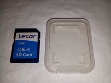 Lexar 128 MB SD Memory Card with Clear Plastic Case