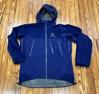 Arc Teryx Theta Ar Jacket 90s 24K Gold Thorn Indigo Men’s Sz Large Gore-Tex Rare