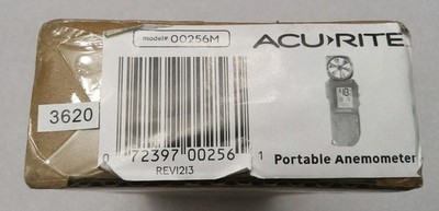 ACURITE 00256M Anemometer 0 to 1990 Velocity (FPM) LCD
