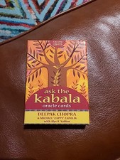 Ask The Kabala Oracle Cards Deepak Chopra 2006 Boxed Set New