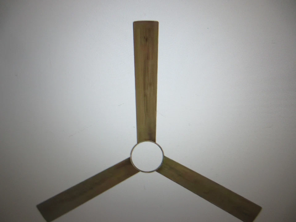 Hampton Bay Pavilion 56 in. Indoor Brushed Gold Ceiling Fan with Light & Remote - Image 3 of 4