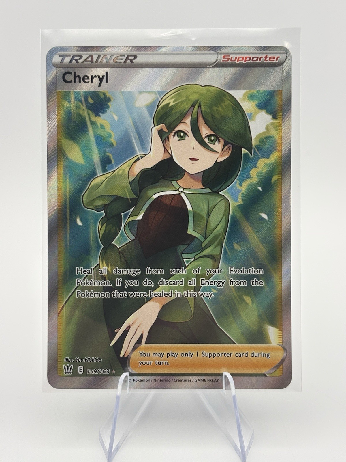 Cheryl 159/163 Ultra Rare Battle Styles Pokemon Near Mint