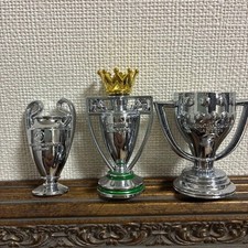 Premier League UEFA Champions & Europa League Trophy Metal Set 3 Used