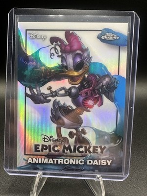 2026 Disney Neon ANIMATRONIC DAISY #EM-16 EPIC MICKEY Topps Chrome