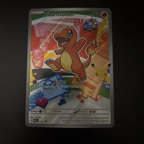 Pokémon TCG Charmander 038 First Partner Illustration Black Star Promo NM
