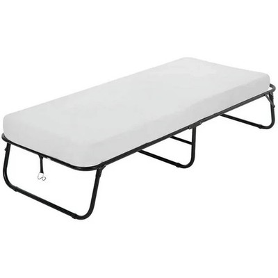 BestMassage FY-601-White-FDW1 21''(H) Heavy Duty Foam Mattress Rollaway Bed, 77'' 