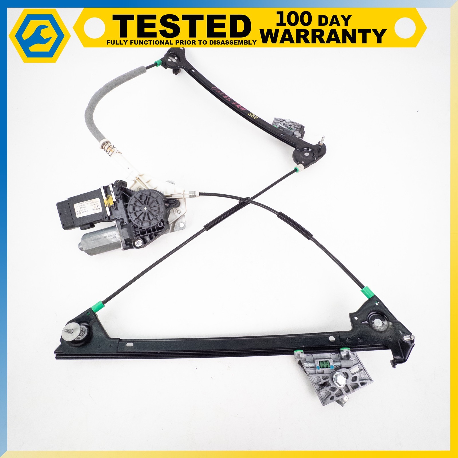 05-13 CHEVROLET CORVETTE C6 FRONT RIGHT POWER WINDOW REGULATOR MOTOR ASSEMBLY OE