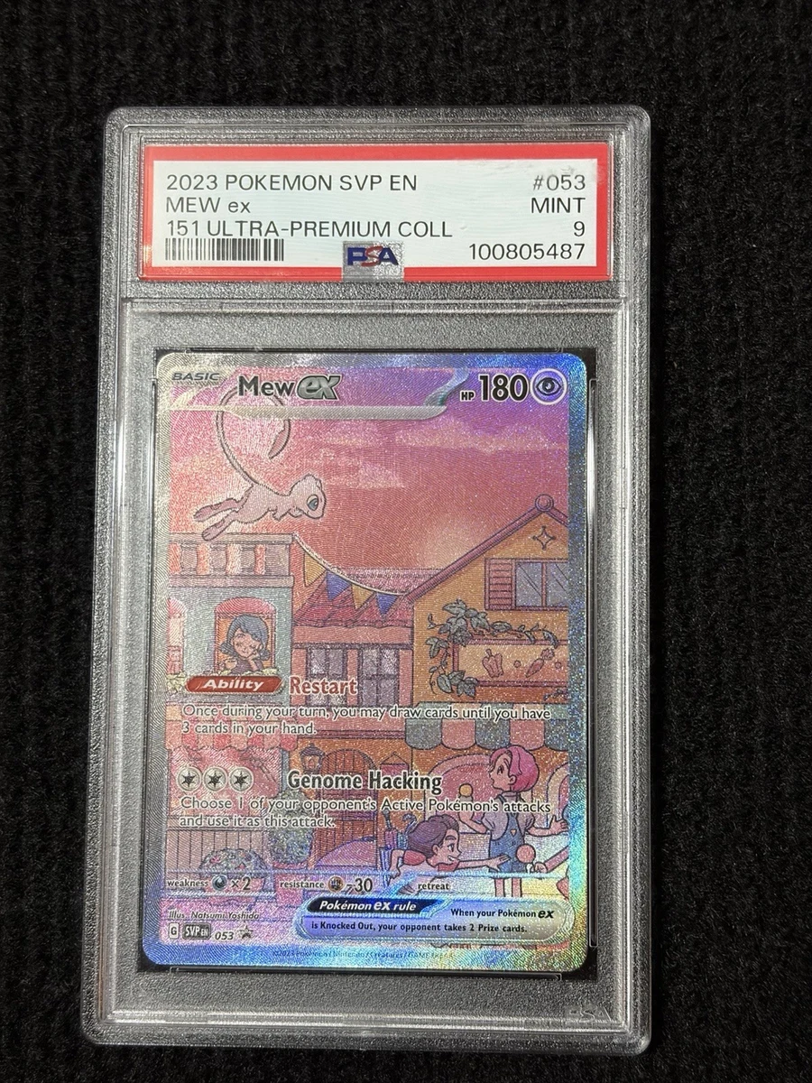 Mew Pokémon TCG Professional Sports Authenticator (PSA) Grade 9
