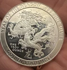 2024 Year of the DRAGON 1 oz .999 FINE SILVER